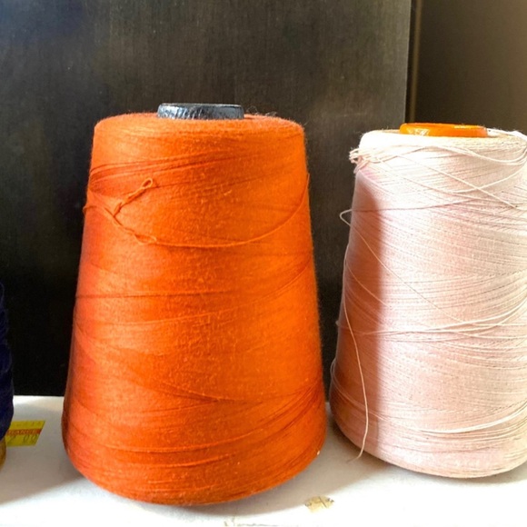 Vintage Large Spools of Thread, Set of 6 - Picture 8 of 13